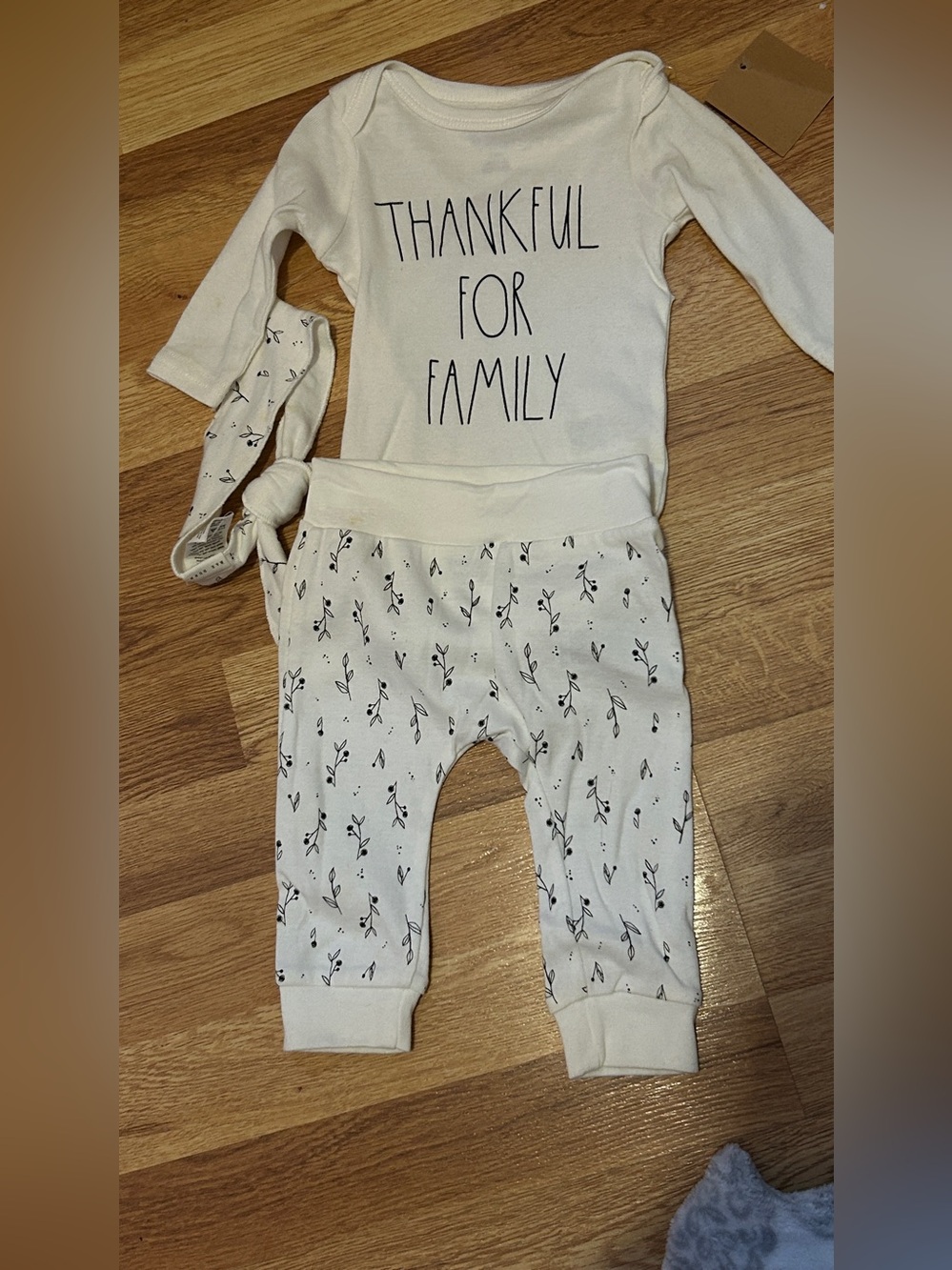 Rae Dunn baby outfit